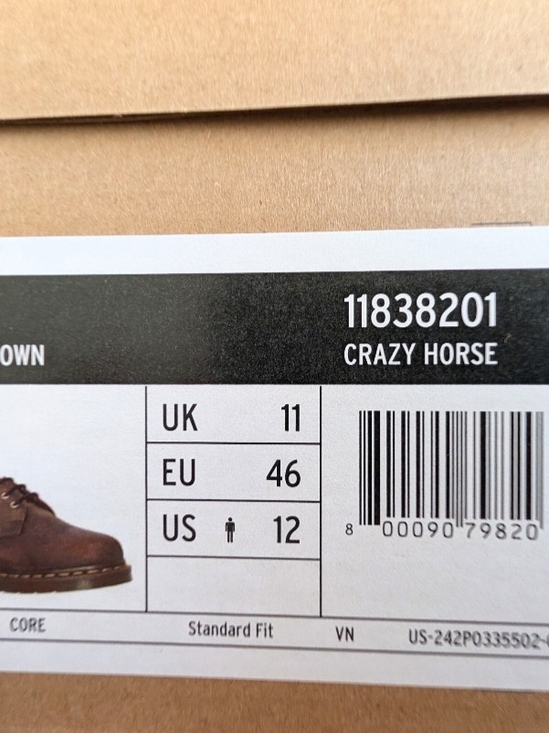 Dr. Martens Brown Leather Chukka Boots with Yellow Stitching